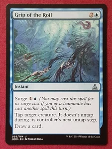 Magic The Gathering OATH OF THE GATEWATCH GRIP OF THE ROIL blue card MTG - Picture 1 of 2