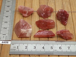LOT CALCITE ROUGE du Mexique 26,4g pierres naturelles brutes lithotherapie reiki - Imagen 1 de 3