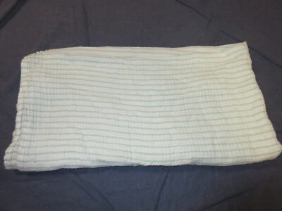 MANTA ENVOLVENTE ADEN + ANAIS bebé niño/niña - verde/blanco a rayas - 40 x 42 pulgadas Foto 1 de 2