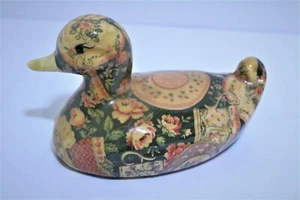 Vintage Tattoo Ente Keramik Figur 8,5 cm lang - Bild 1 von 6