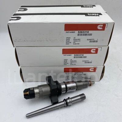 6PCS Diesel Fuel Injector Fits For 2004-2009 Dodge Ram Cummins 5.9L New 5263316 - Image 1 of 4