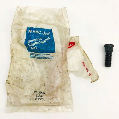 AMC Jeep 5353025 Wheel Stud Bolt Hub to Brake Drum OEM NOS 1974-76 Foto 1 de 4