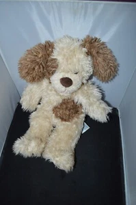 Build A Bear Workshop Tan & Light Brown Shaggy Dog Plush 16" J8 - Picture 1 of 3