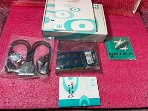 MOXA C104H 4PORT RS-232 Serial Port Card DB37 - Picture 1 of 8