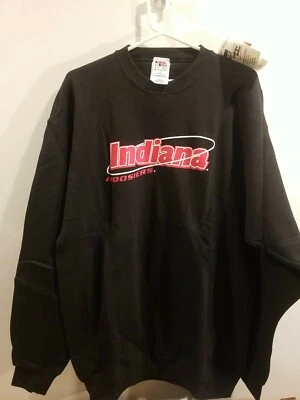 Vintage Indiana Hoosiers Sweatshirt size Large Salesman Sample 1999 New With... - Image 1 of 4