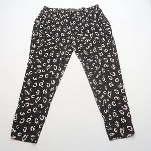 Torrid Womens Pull On Pants Plus Size 1 Cheetah Leopard Print Pockets Crop - Picture 1 of 8