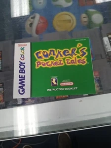 Conker's Pocket Tales - Instruction Booklet Manual Only Nintendo Game Boy Color - Picture 1 of 3
