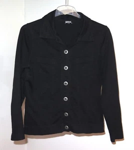 Schwarze Jacke von Kenny S., Größe 38, 100 % Baumwolle, Art. 930314/9837 - Bild 1 von 7
