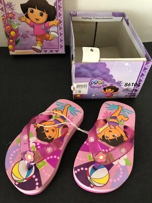 Chanclas DORA LA EXPLORADORA niño pequeño talla 6 nuevas sin etiquetas en caja  Foto 1 de 4