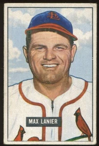1951 Bowman #230 Max Lanier St. Louis Cardinals - Picture 1 of 2
