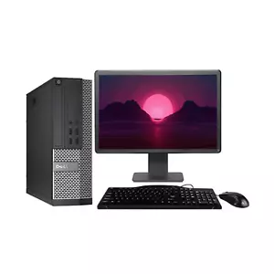 SCHNELLER DELL CORE i5 4. Gen DESKTOP PC & 24" BILDSCHIRM SET 16GB WINDOWS 11 480GB SSD - Bild 1 von 10