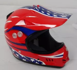 Gmax GM12X Helmet Off-Road Motorcycle/ATV Size Youth S/M Patriot Graphics New - Picture 1 of 1