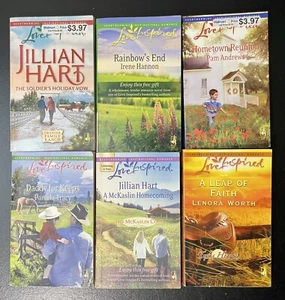 Love Inspired Harlequin Romance Paperbacks Lot of 6 Books Soldier Bride Marriage - Picture 1 of 4