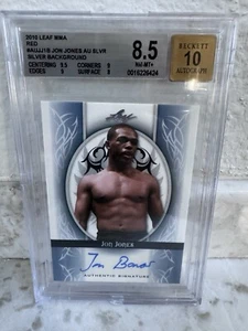 Tarjeta firmada 2010 Leaf #AU-JJ1 JON BONES JONES BASE 8,5 casi nueva-como nueva+ UFC Beckett 10 - Imagen 1 de 2