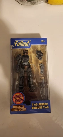#01 Mega Merge Fallout Action Figures T-60 Power Armor New Cover