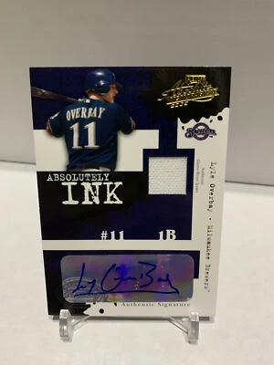 2005 Playoff Absolute Memorabilia Absolutely Ink /50 Lyle Overbay #AI-11 Auto - Image 1 of 2