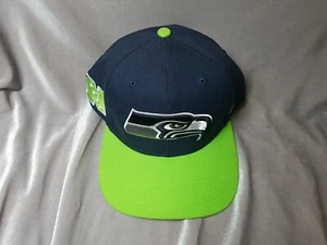 Seattle Seahawks 47 Brand Throw Back Embroidered Adjustable Fit Baseball Hat Cap - Picture 1 of 10