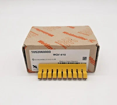 Weidmuller 1052060000 WQV 4/10 Cross-Connector Box of 19 - Image 1 of 3