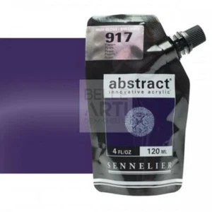 COLORE ACRILICO SERIE ABSTRACT DA 120 ml 917B LUCIDO - VIOLA - Purple - Picture 1 of 4