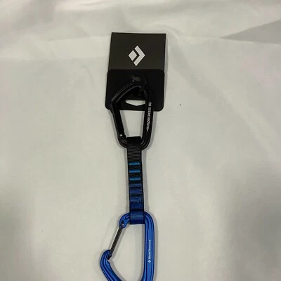 Mosquetón híbrido Hotforge Quickdraw 12 cm negro diamante azul negro talla única Foto 1 de 4