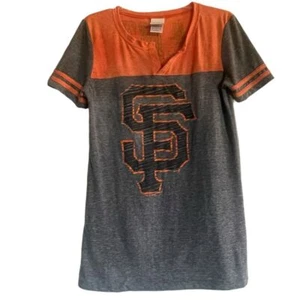 San Francisco Giants genuine merchandise womens Med pop over T burnout graphic - Picture 1 of 7