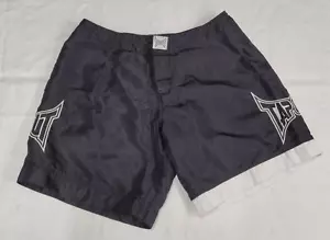 Pantalones cortos de entrenamiento Tapout hombre cintura talla 38 negro MMA - Imagen 1 de 10