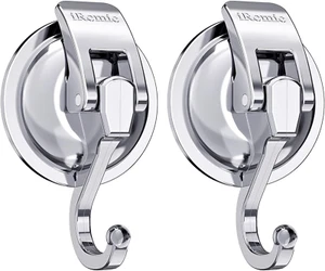 Heavy Duty Vacuum Suction Cup Hooks (2Pack) Specialized for Kitchen - Picture 1 of 12