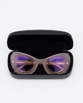 Rare Calvin Klein 205W39NYC Sunglasses Blush Pink CatEye by Raf Simons - Image 1 of 4