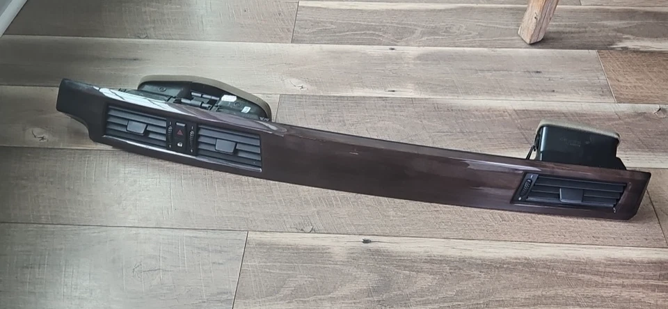 2008-2010 BMW 535XI 535I 528xi Air Vent Dash Center Trim Wood Grain OEM - Image 1 of 4