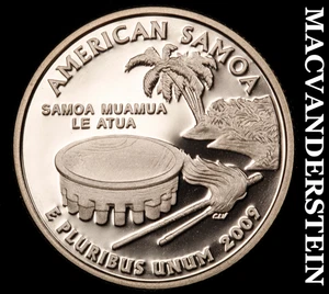 2009-S American Samoa US Territory Quarter-Choice Gem Proof No Reserve #KLB3466 - Picture 1 of 2