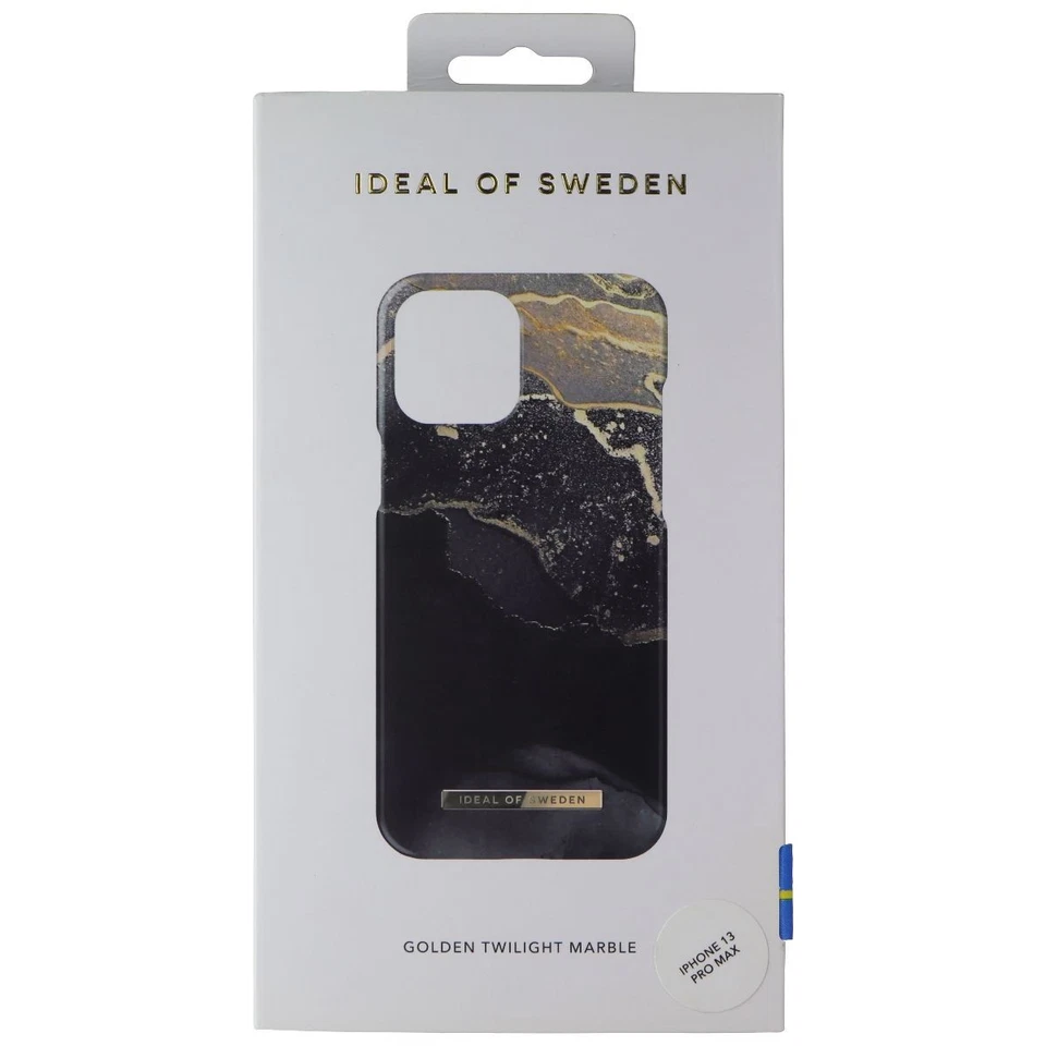 iDeal of Sweden Printed Case for iPhone 13 Pro Max - Golden Twilight Marble Foto 1 de 3