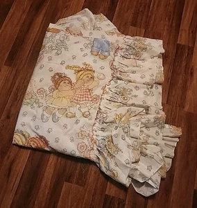 Falda sábana Cabbage Patch Kids 1983 tamaño completo 92"x 70" - Imagen 1 de 4