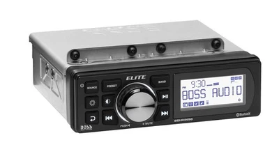 Boss Elite Direct Fit Harley 98-13 Bluetooth MP3 AM/FM Receiver 3" BEHDIN98 - Image 1 of 4