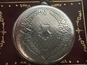 🔴 Orologio tasca ARGENTO 800 donna da revisionare parti vintage Chiavetta 9 - Imagen 1 de 8