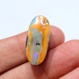 31 Carat Natural Australian Boulder Opal Loose Gemstones Opal Cabochon 27X22X9MM - Picture 1 of 5