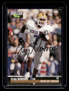 1995 Pro Line #274 handsignierte Craig Newsome Trading Card - Bild 1 von 2