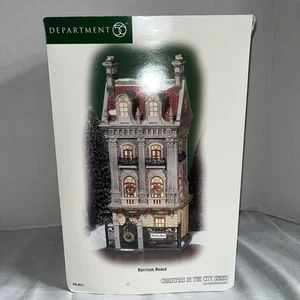 Departamento 56 Harrison House #59211 Navidad en la Ciudad 2003 con caja *sin cable de luz* - Imagen 1 de 8