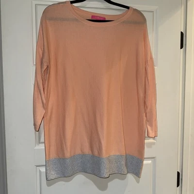 Lilly Pulitzer - Suéter Dayna Coolmax - Flamenco Melocotón - Naranja Para Mujer Talla XL Foto 1 de 4