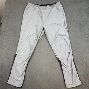 Adidas Sid Pantaloni Uomo 2XL Grigio Giacca a Vento Pista Caviglia Zip Golf Performance - Foto 1 di 8