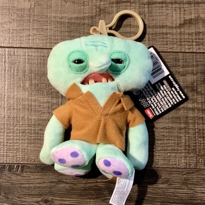 Zuru Fuggler x Spongebob Squarepants Keychain Plush Ring SQUIDWARD TENTACLE 5 in - Image 1 of 3