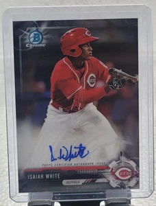 2017 Topps Bowman Chrome Isaiah White Autogramm! - Bild 1 von 2