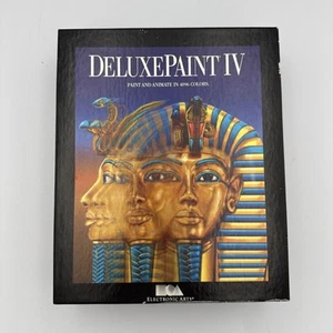 Deluxe Paint IV 4 for Commodore Amiga, Big Box, Bundle, Everything Included! - Picture 1 of 17