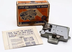 Vintage Mansfield Little Gem automatischer Filmspleißer für 8 mm & 16 mm Stummfilm - Bild 1 von 7
