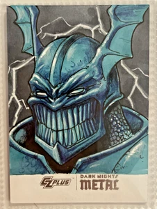 2024 CZplus Dark Nights Metal 1/1 Autographed Alex Mines Hand Sketch/Merciless  - Picture 1 of 2