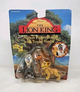 Disney Il Re Leone Action Figure Rakiki con Giovane Simba Mattel Figure Set - Foto 1 di 10