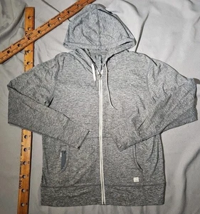 Vuori Hoodie Damen XL grau Halo Performance 2.0 meliert Full Zip Sweatshirt - Bild 1 von 12
