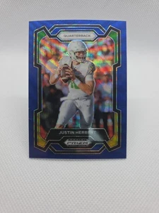 2024 Panini Prizm Draft Picks - Justin Herbert #69 Blue Wave Prizm /249 - Picture 1 of 3