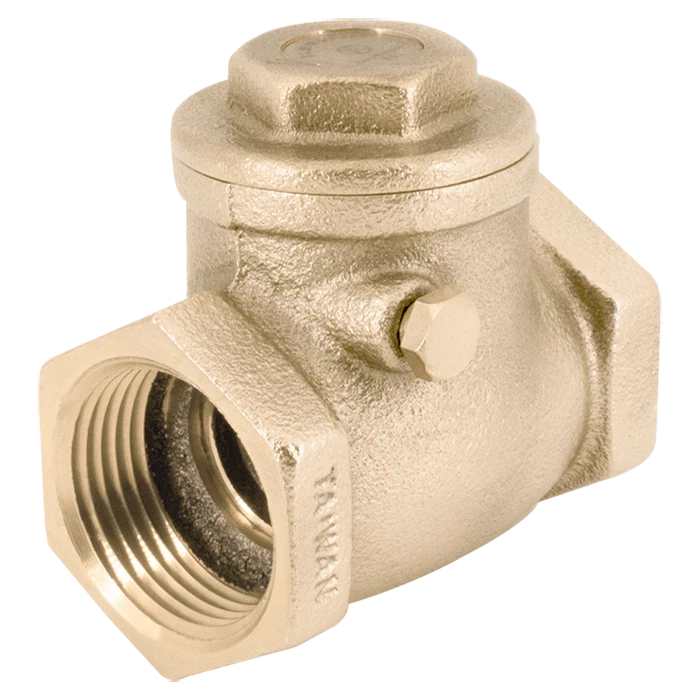 Válvula Legend 1-1/4 T-451 Válvula de retención oscilante de latón sin plomo FNPT x FNPT - 1 paquete Foto 1 de 1