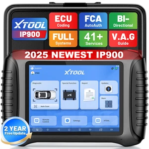 Herramienta de diagnóstico escáner OBD2 bidireccional XTOOL IP900 codificación ECU IMMO 41+ restablecimiento - Imagen 1 de 13