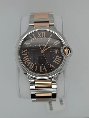 Cartier Ballon Bleu W6920032 Two Tone Rosegold With Brown Dial Roman Numerals  - Image 1 of 4